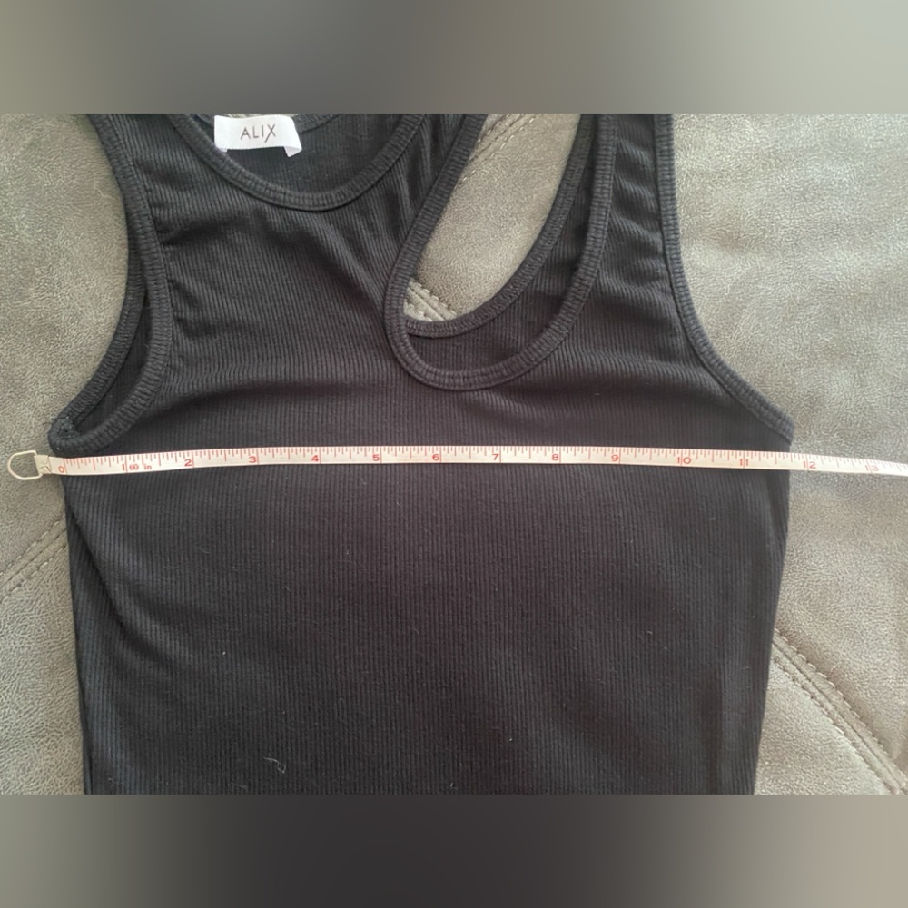 ALIX NYC Astor Asymmetrical Bodysuit Small - Picture 4 of 9